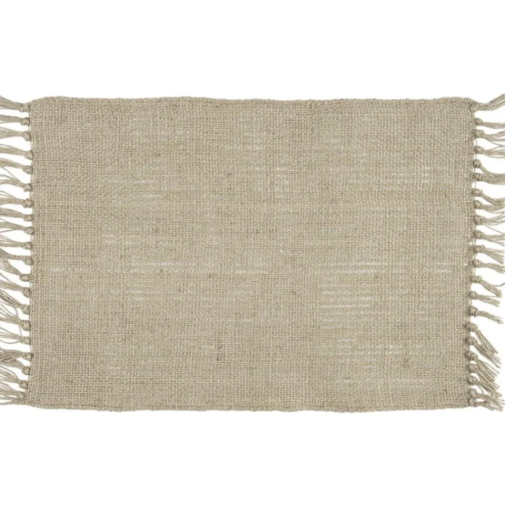 IB Laursen Tischsets|Geschirr & Tischdeko Skandinavisch-Setzgedeck Tisch Unterlage mit Fransen Jute