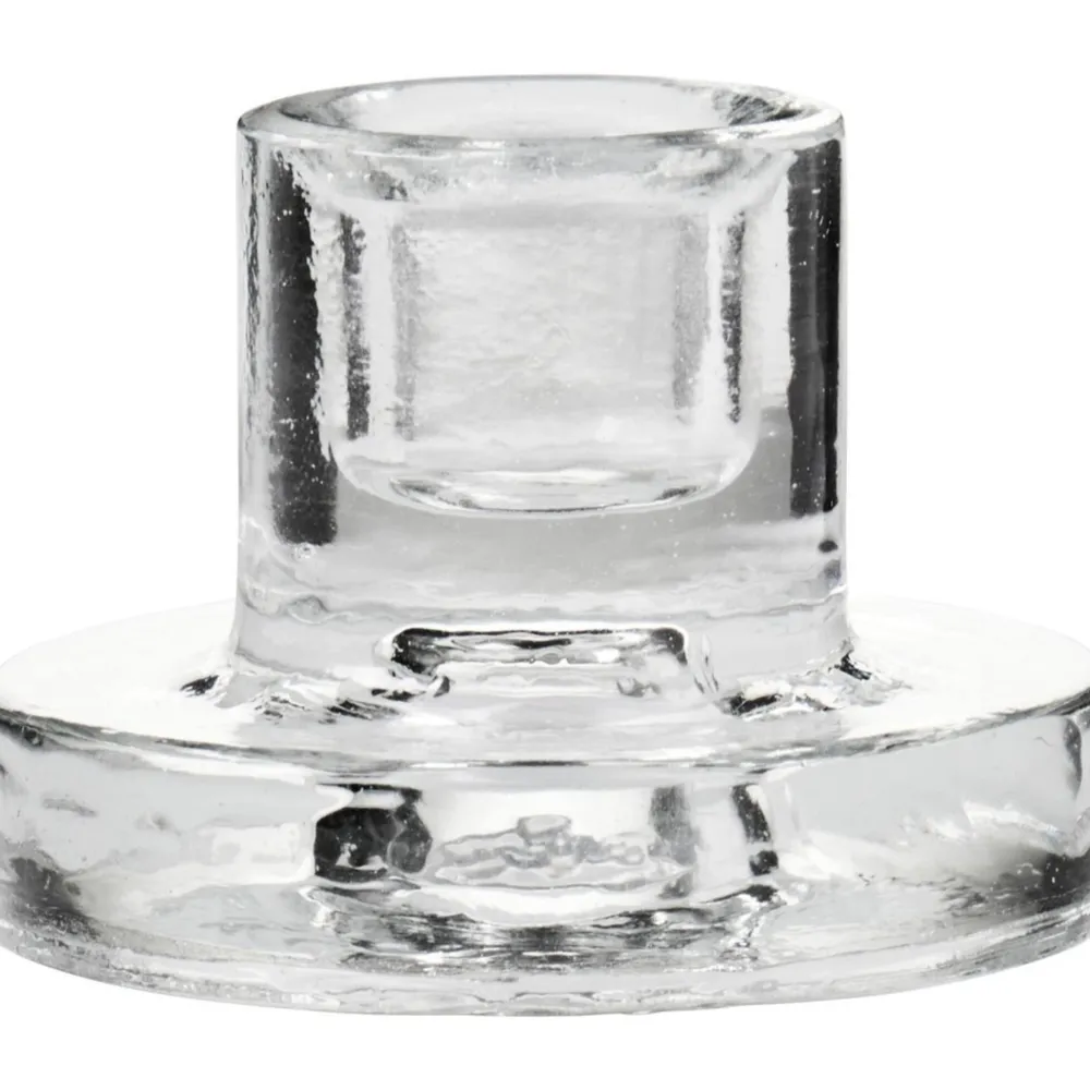 IB Laursen Kerzenhalter Für Dünne Kerzen-Stabkerzenhalter aus Glas für dünne Kerzen