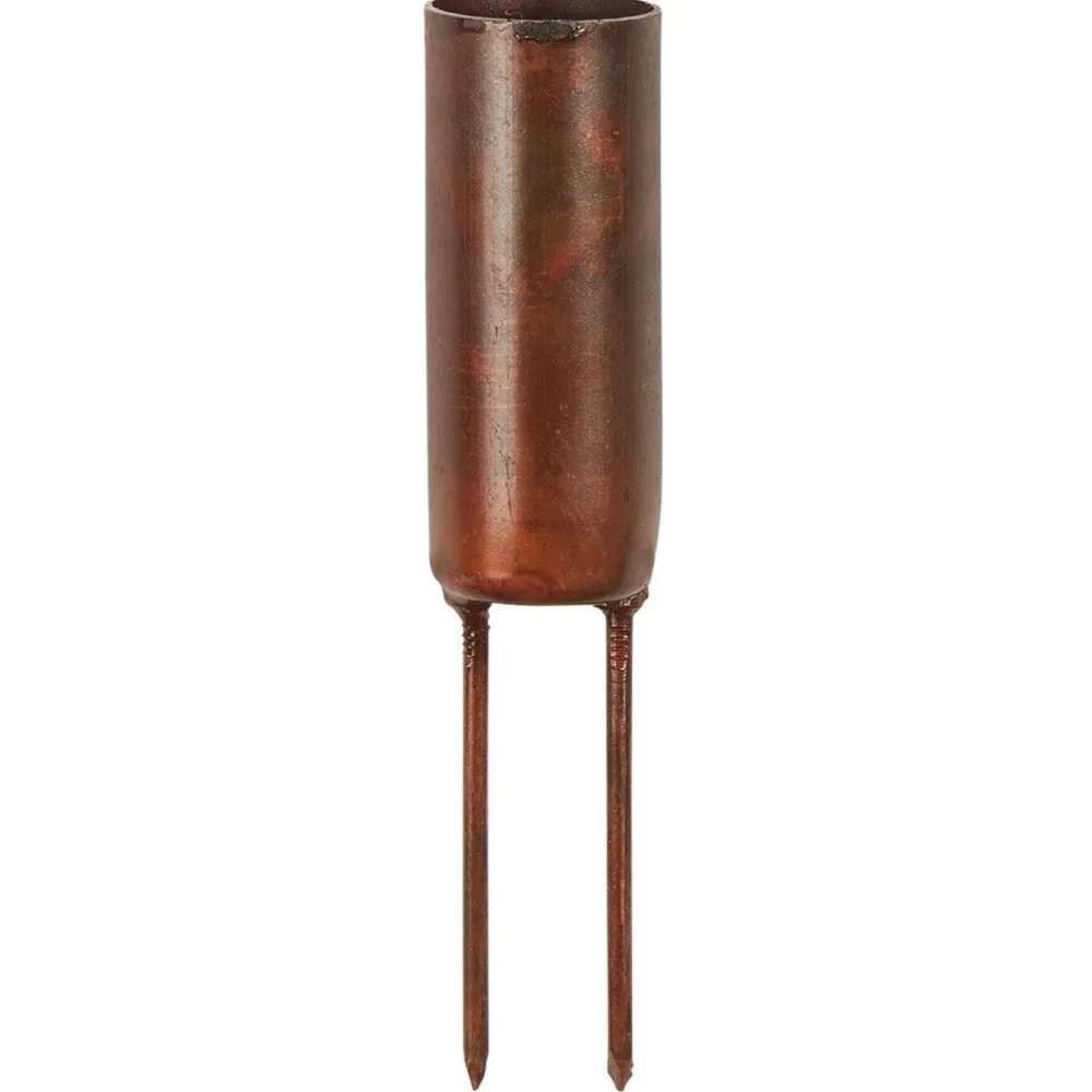 IB Laursen Weihnachtsdeko|Kerzenhalter Mit Spieß-Stabkerzenhalter hoch mit Spieß für 2,2 cm Kerze