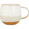 IB Laursen Geschirr & Tischdeko Skandinavisch|Becher, Tassen & Cups-Steingut Tasse Agneta mit Muster