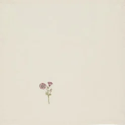 IB Laursen Servietten & Serviettenhalter|Geschirr & Tischdeko Skandinavisch-Stoffserviette Flora mit aufgestickten Blumen