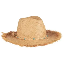 IB Laursen Schmuck & Accessoires-Strohhut Daisy mit Fransen in Krempe