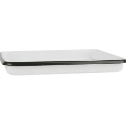 IB Laursen Servierplatten & Bretter|Dekotabletts & Dekoteller-Tablett klein Emaille