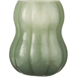 IB Laursen Vasen-Vase mit Rillen Veneto durchgefärbtes Glas