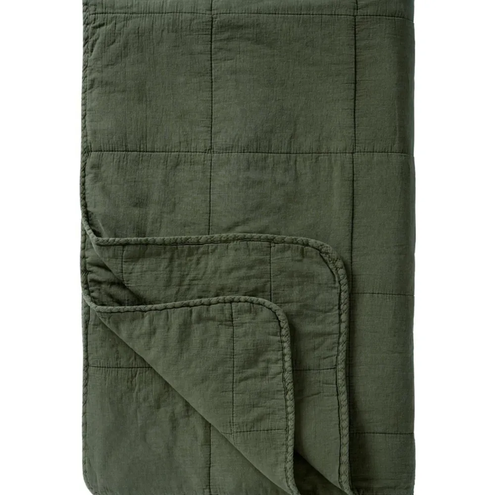 IB Laursen Decken & Plaids|Garten-Textilien-Vintage Quilt unifarben