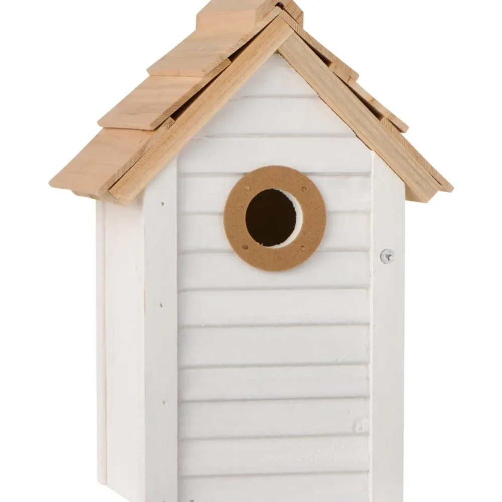 IB Laursen Vogelzubehör-Vogelhaus aus Holz mit Reinigungsklappe