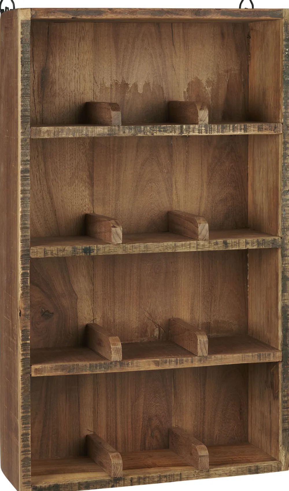 IB Laursen Ib Laursen Unika|Wandregale-Wandregal aus Holz mit 4 Ablagen und Fachteilern UNIKA