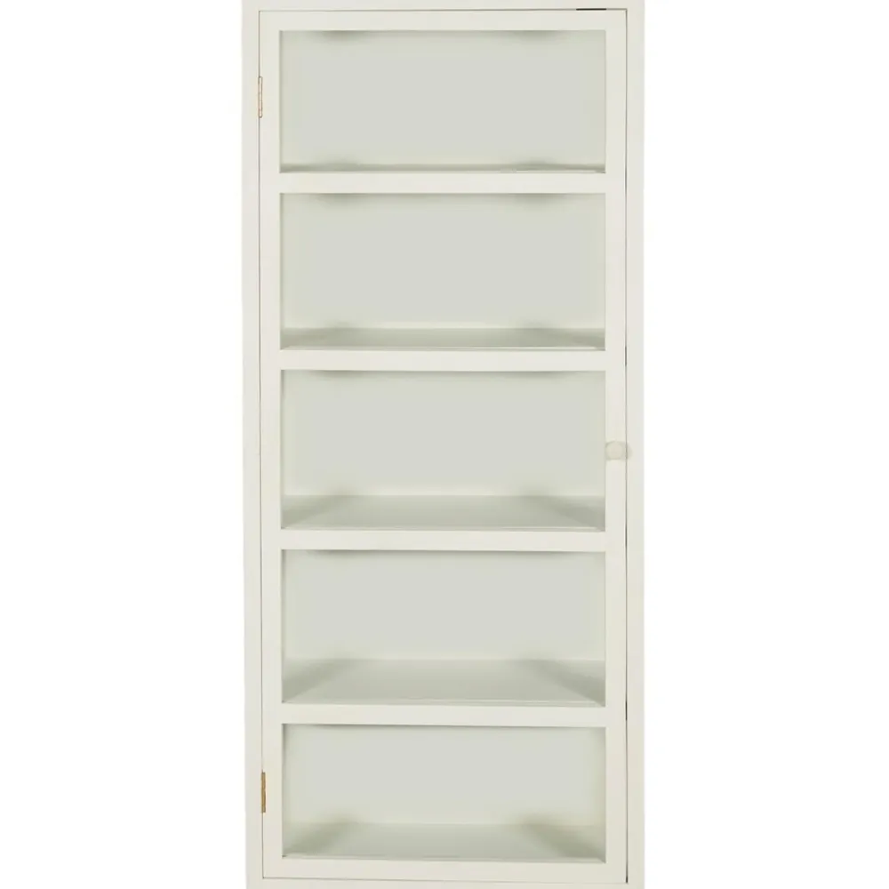 IB Laursen Schränke-Wandschrank Gilleleje mit 5 Ablagen und 3 Glasseiten