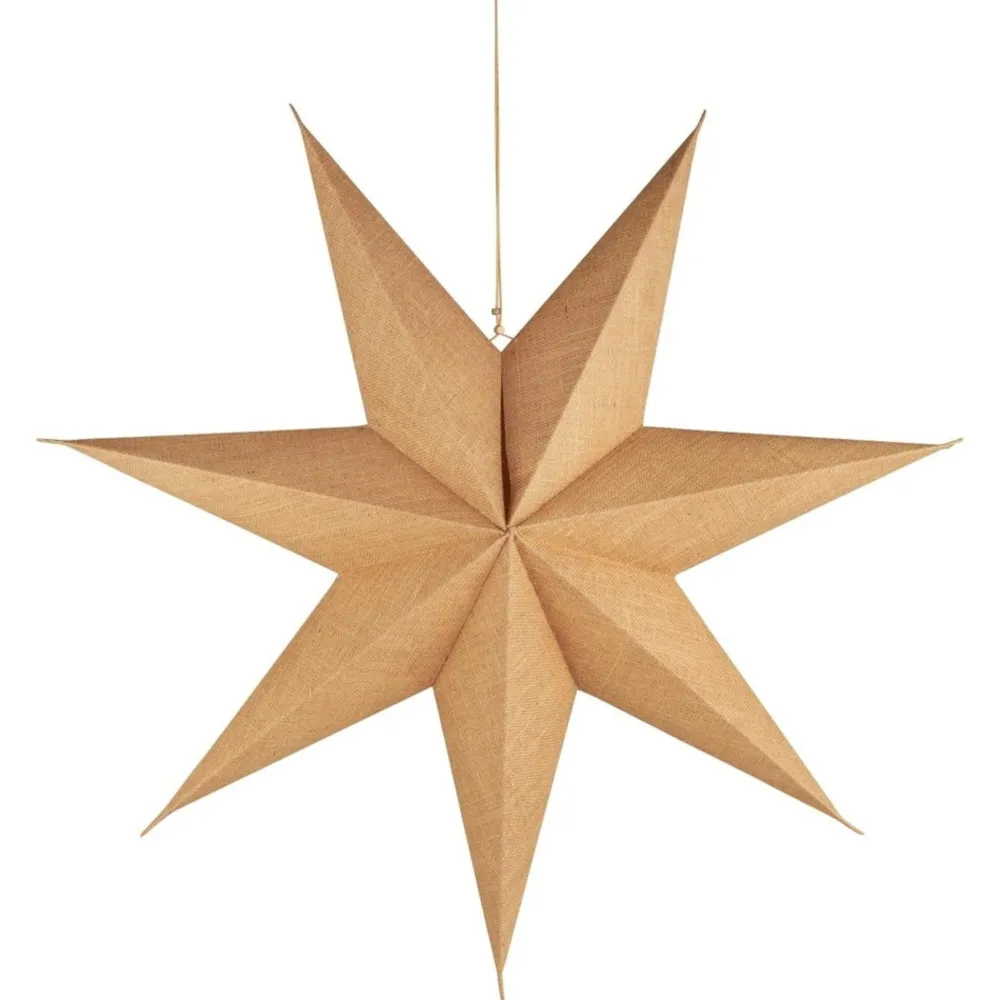 IB Laursen Weihnachtsdeko-Weihnachtsdeko Stern Stella aus Jute