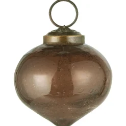Ib Laursen Weihnachtsdeko-Weihnachtskugel bubbled Glas zwiebelförmig
