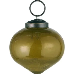 Ib Laursen Weihnachtsdeko-Weihnachtskugel bubbled Glas zwiebelförmig