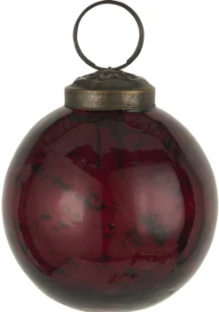 IB Laursen Weihnachtsdeko-Weihnachtskugel Glas pebbled