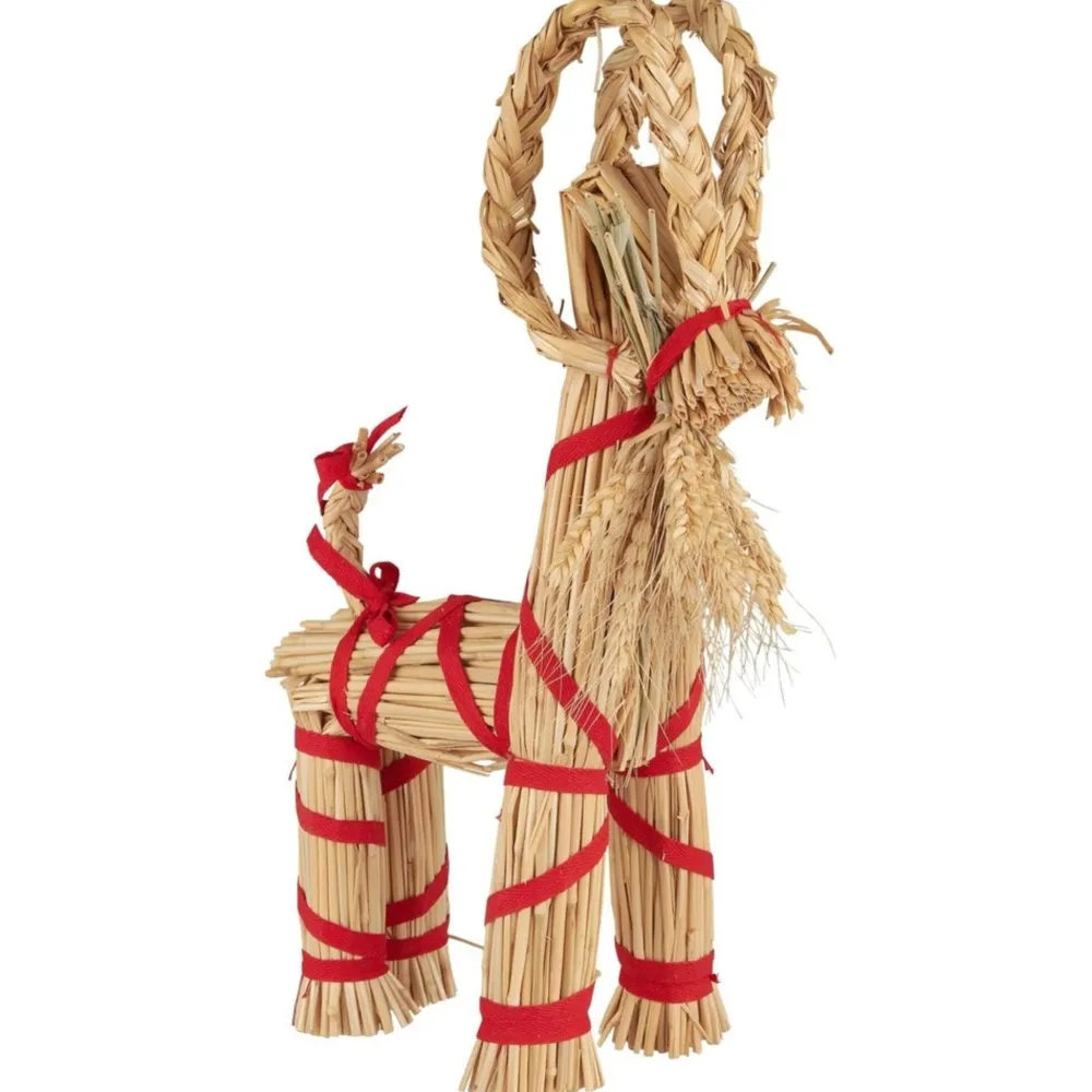 IB Laursen Weihnachtsdeko|Deko-Objekte & Figuren-Weihnachtsziege aus Stroh