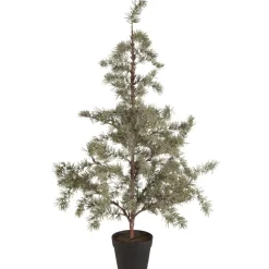 IB Laursen Weihnachtsdeko|Kunstblumen & Kunstpflanzen-Zederbaum im Topf