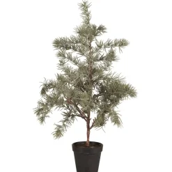 IB Laursen Weihnachtsdeko|Kunstblumen & Kunstpflanzen-Zederbaum im Topf