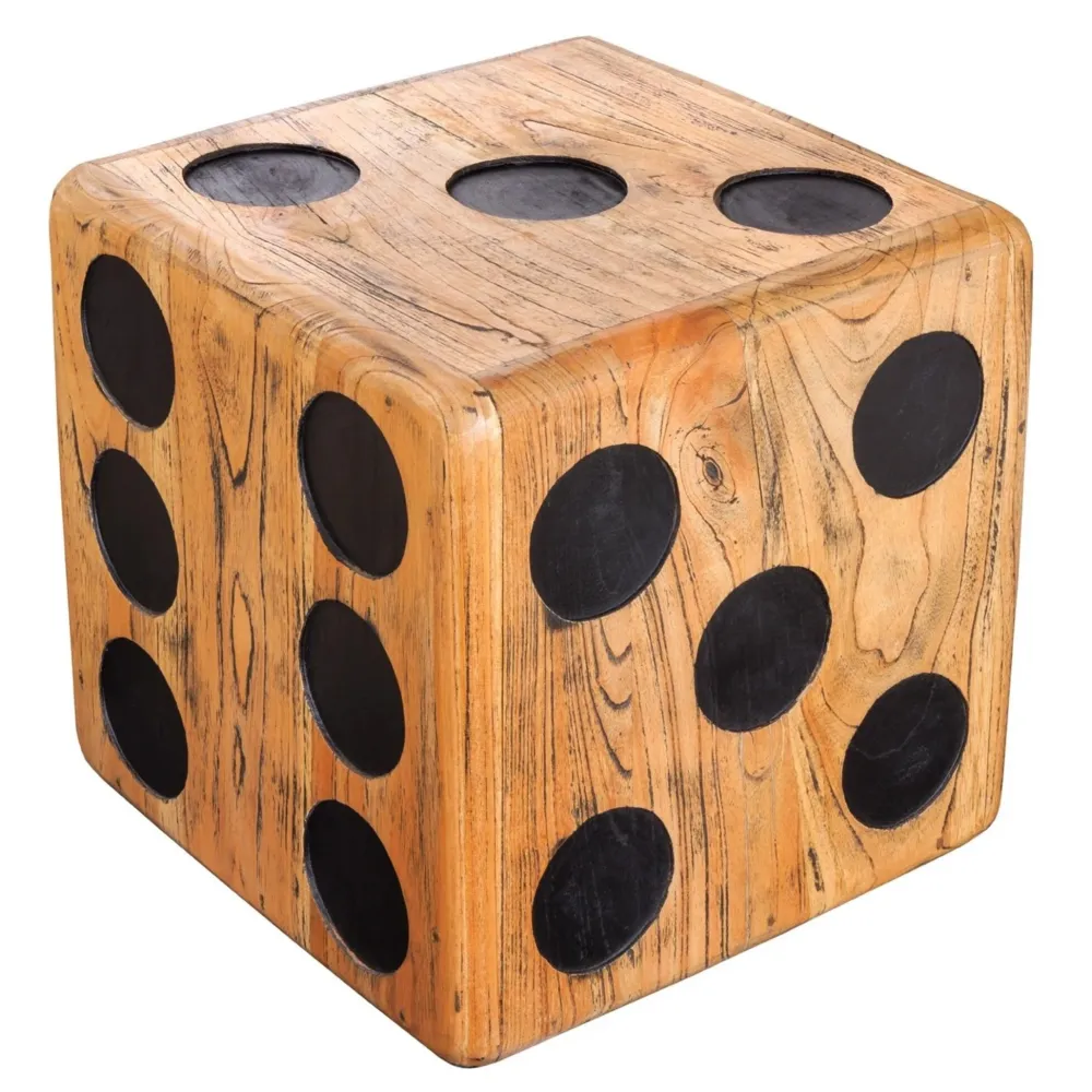 Invicta Beistelltische & Couchtische|Hocker & Poufs-Beistelltisch, Hocker Cube Würfel