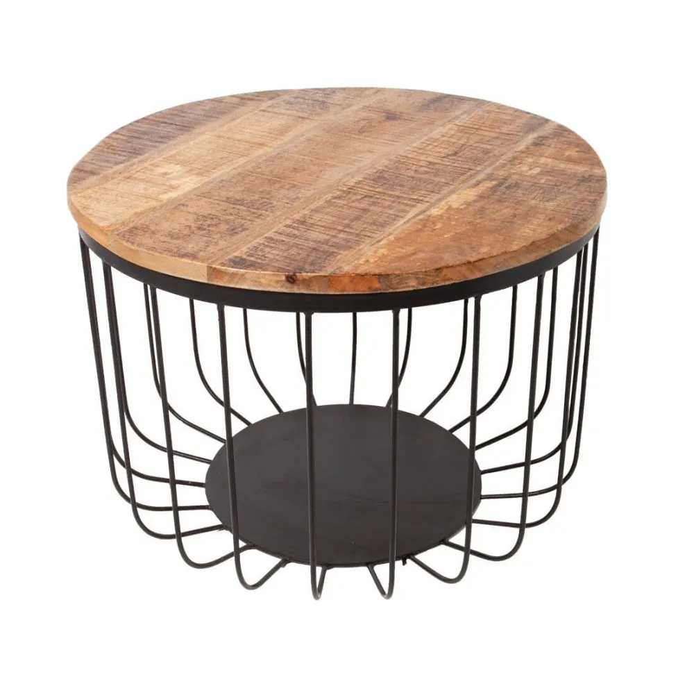 Invicta Beistelltische & Couchtische-Couchtisch Factory Loft Mango