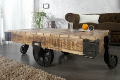 Invicta Beistelltische & Couchtische-Couchtisch Railway Mango