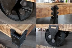 Invicta Beistelltische & Couchtische-Couchtisch Railway Mango