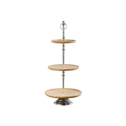 Invicta Etageren & Kuchenplatten-Deko Etagere Pure Nature Mangoholz