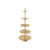 Invicta Etageren & Kuchenplatten|Geschirr & Tischdeko Skandinavisch-Etagere Abstract 150cm gold, 5 Ebenen