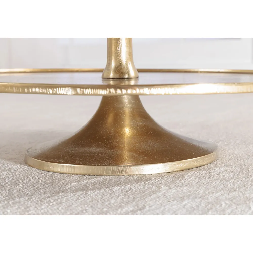 Invicta Etageren & Kuchenplatten|Geschirr & Tischdeko Skandinavisch-Etagere Abstract 150cm gold, 5 Ebenen