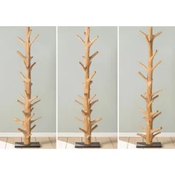Invicta Garderoben|Griffe, Haken & Hakenleisten-Garderobenständer Tree Mangostanholz