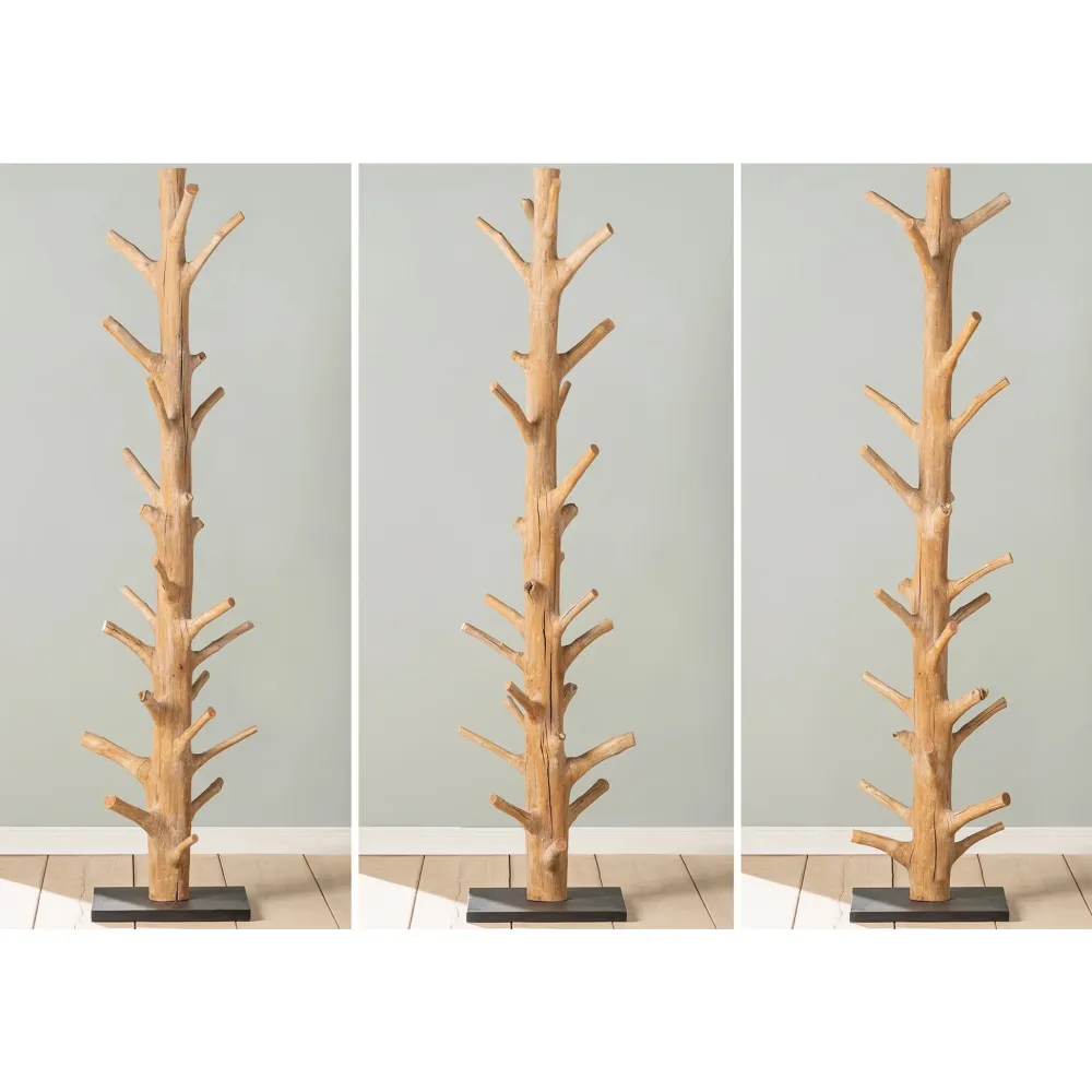 Invicta Garderoben|Griffe, Haken & Hakenleisten-Garderobenständer Tree Mangostanholz