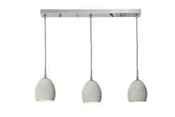 Invicta Deckenlampen-Hängeleuchte Cement grau 3er