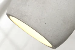 Invicta Deckenlampen-Hängeleuchte Cement grau 3er