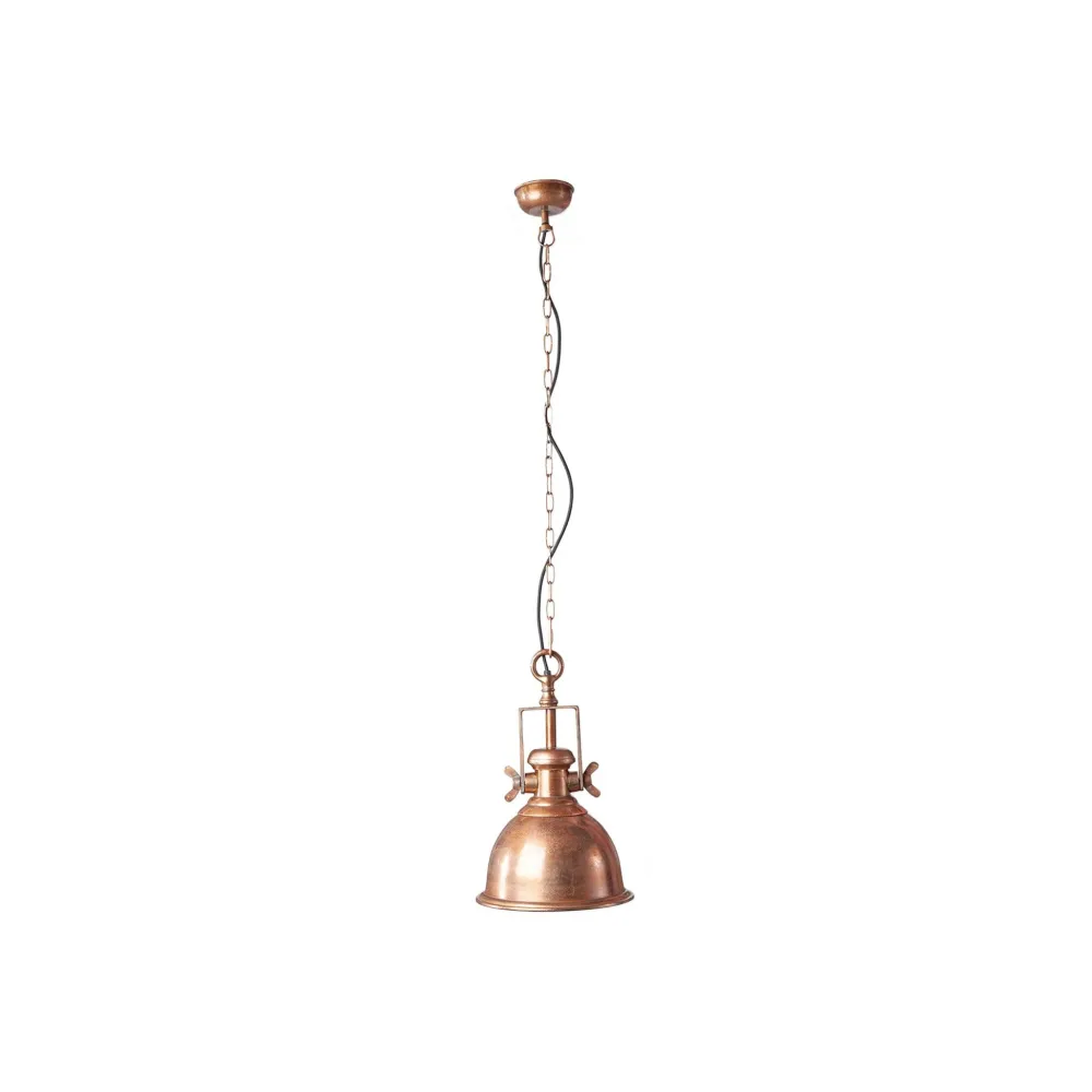 Invicta Deckenlampen-Pendelleuchte Industrial Kupfer meliert