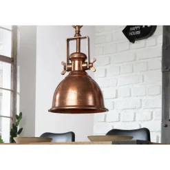 Invicta Deckenlampen-Pendelleuchte Industrial Kupfer meliert