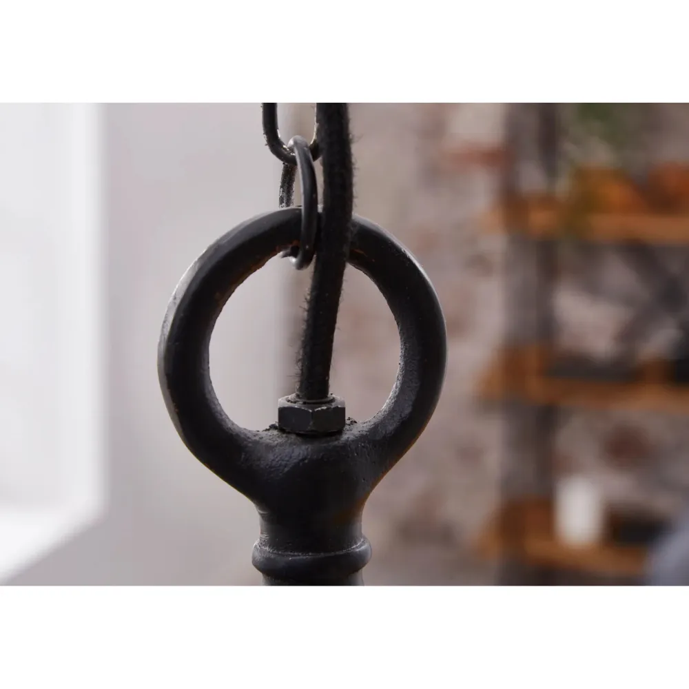 Invicta Deckenlampen-Pendelleuchte Industrial Metall schwarz Industriestil