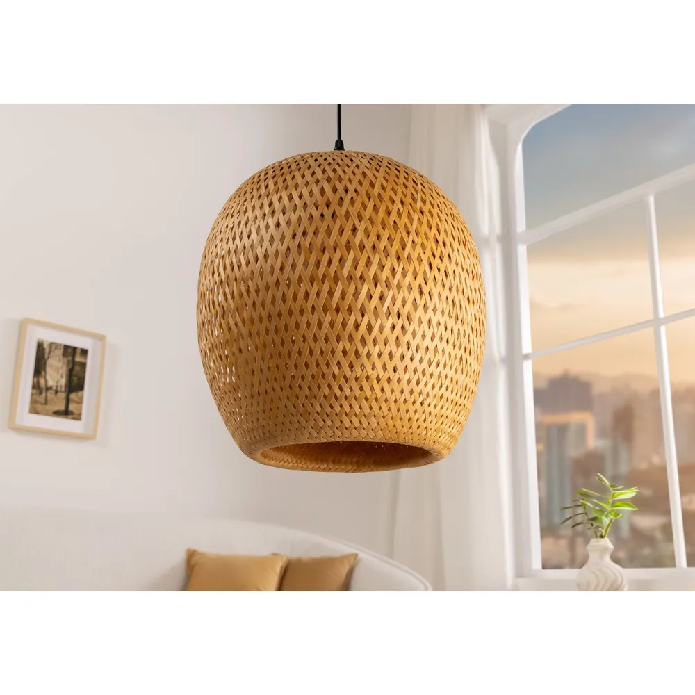 Invicta Deckenlampen-Pendelleuchte Organic Living 1 Bambus