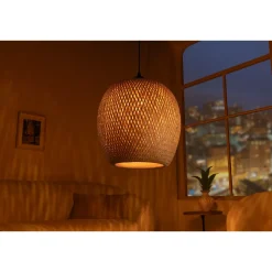 Invicta Deckenlampen-Pendelleuchte Organic Living 1 Bambus