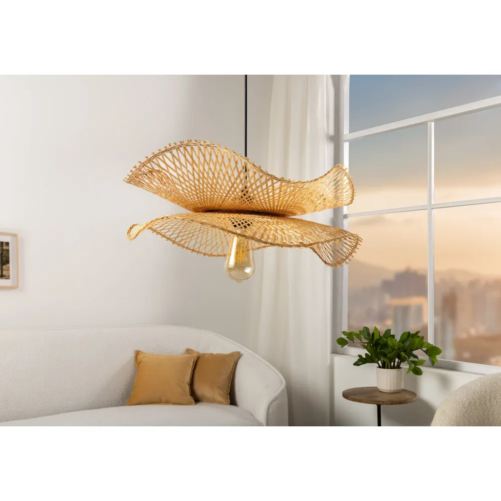 Invicta Deckenlampen-Pendelleuchte Organic Living 3 Bambus