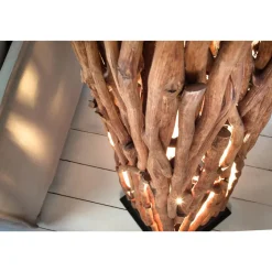 Invicta Stehlampen-Stehleuchte Nature Art Longanholz natur