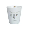 Krasilnikoff Weihnachtsdeko|Becher, Tassen & Cups-Becher Happy Mug, Ho Ho Ho