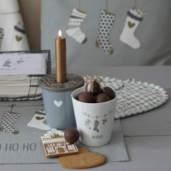 Krasilnikoff Weihnachtsdeko|Becher, Tassen & Cups-Becher Happy Mug, Ho Ho Ho