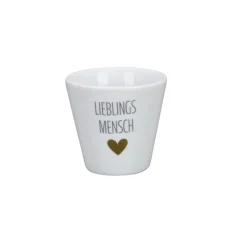 Krasilnikoff Becher, Tassen & Cups|Geschirr & Tischdeko Skandinavisch-Espresso Cup, Lieblingsmensch