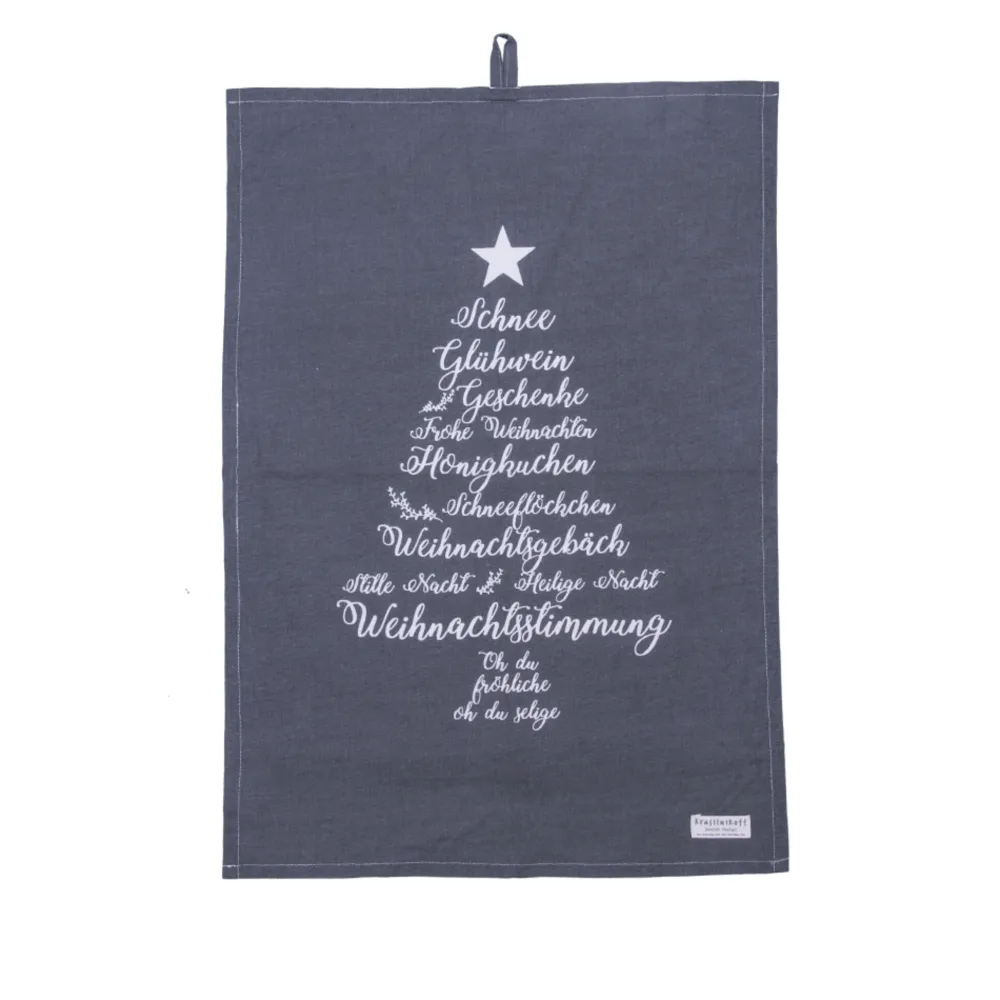Krasilnikoff Weihnachtsdeko|Geschirrtücher-Geschirrhandtuch Christmas Words