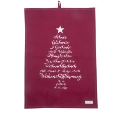 Krasilnikoff Weihnachtsdeko|Geschirrtücher-Geschirrhandtuch Christmas Words