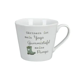 Krasilnikoff Becher, Tassen & Cups|Geschirr & Tischdeko Skandinavisch-Happy Cup, Gärtnern ist mein Yoga