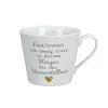 Krasilnikoff Becher, Tassen & Cups|Geschirr & Tischdeko Skandinavisch-Happy Cup, Lass immer ein wenig Platz in deinem Herzen