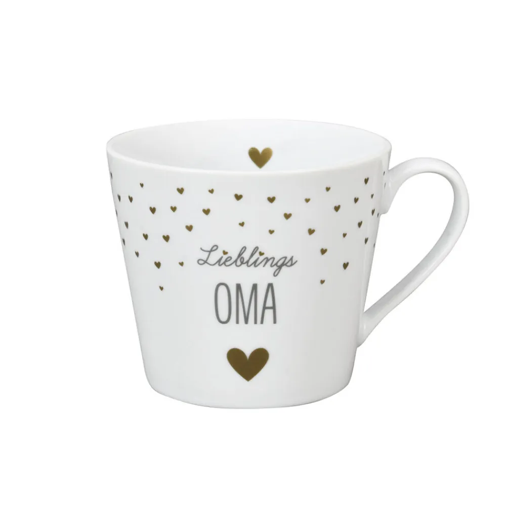 Krasilnikoff Becher, Tassen & Cups|Geschirr & Tischdeko Skandinavisch-Happy Cup Lieblings Oma