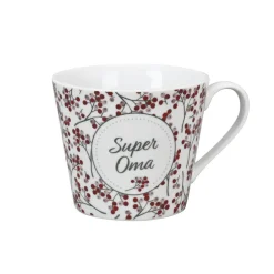 Krasilnikoff Becher, Tassen & Cups|Geschirr & Tischdeko Skandinavisch-Happy Cup Super Oma colorful