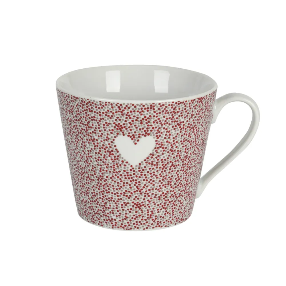 Krasilnikoff Becher, Tassen & Cups|Geschirr & Tischdeko Skandinavisch-Happy Cup, Terrazzo Heart