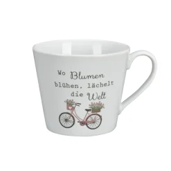 Krasilnikoff Becher, Tassen & Cups|Geschirr & Tischdeko Skandinavisch-Happy Cup Wo Blumen blühen