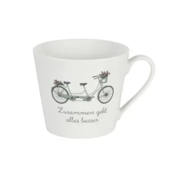 Krasilnikoff Becher, Tassen & Cups|Geschirr & Tischdeko Skandinavisch-Happy Cup, Zusammen geht alles schöner