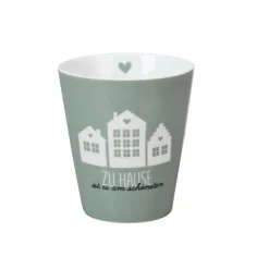 Krasilnikoff Becher, Tassen & Cups|Geschirr & Tischdeko Skandinavisch-Happy Mug Becher, Zu Hause ist es am schönsten